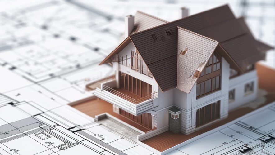 Modello architettonico 3D