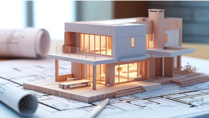 Modello architettonico 3D
