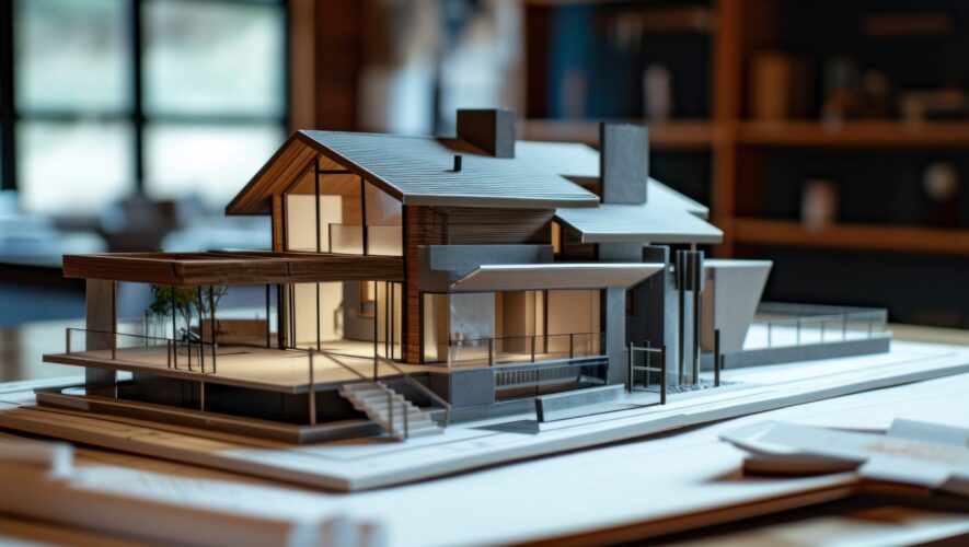 Modello architettonico 3D